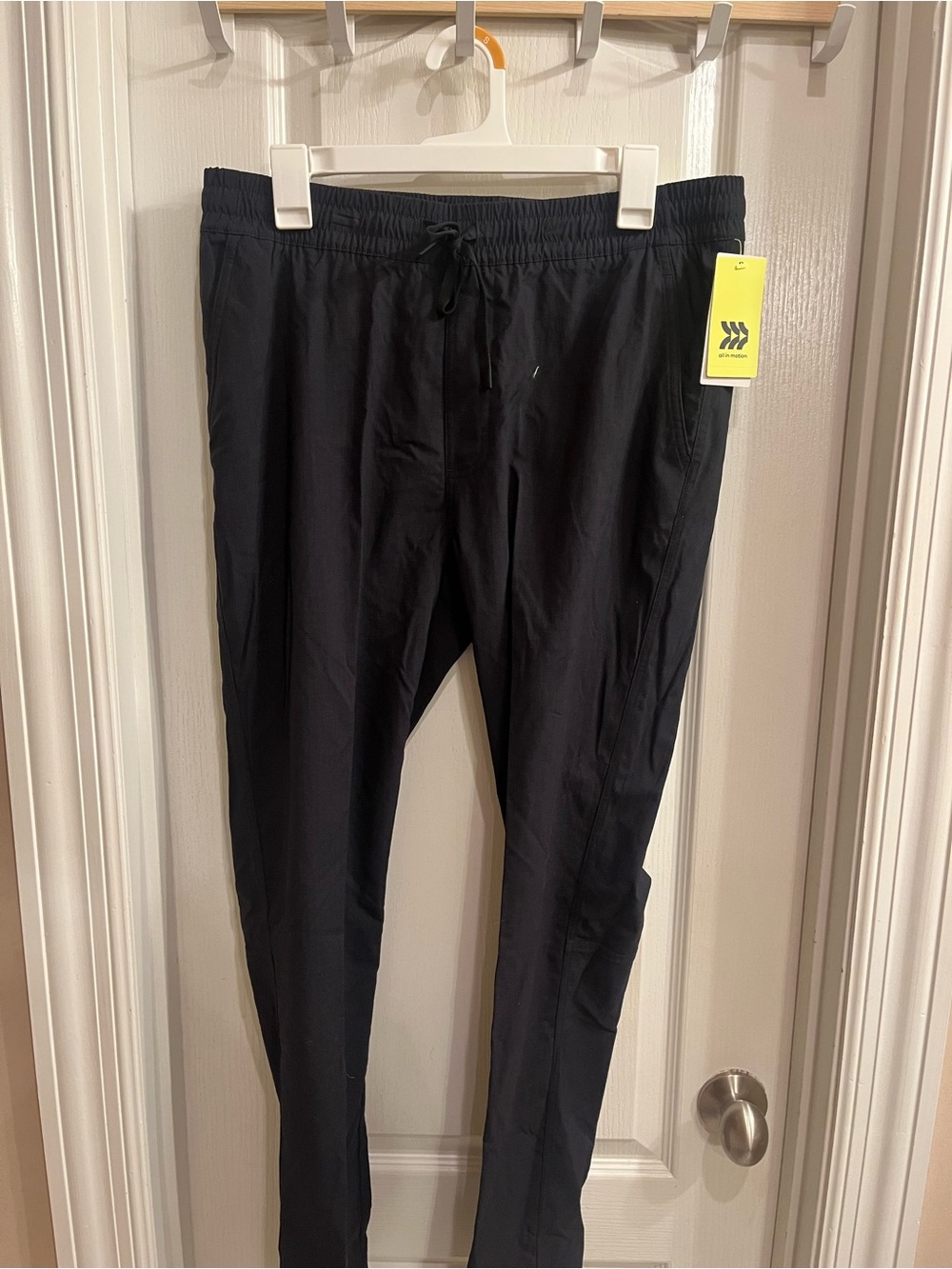 all in motion Black Men's Jogger Sweatpants with Drawstring Waist